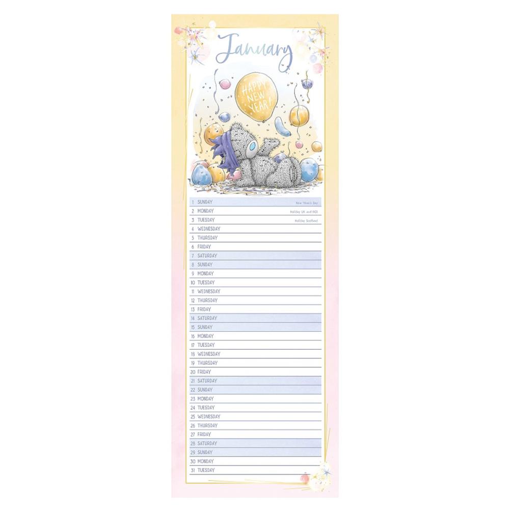 2023 Me to You Bear Classic Slim Calendar Extra Image 1